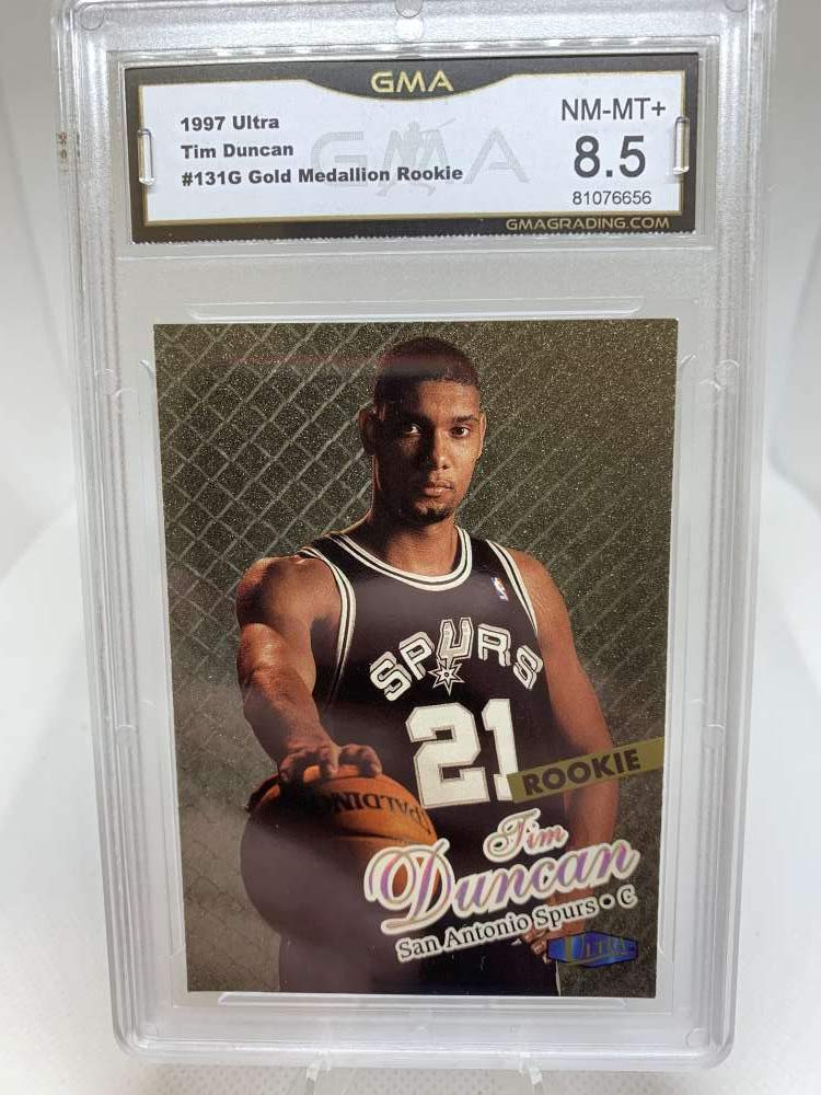 tim duncan ultra gold rc nbaカード Amazon.com: GMA NM-MT+ 8.5 Certificate #81076656 1997-98 Fleer